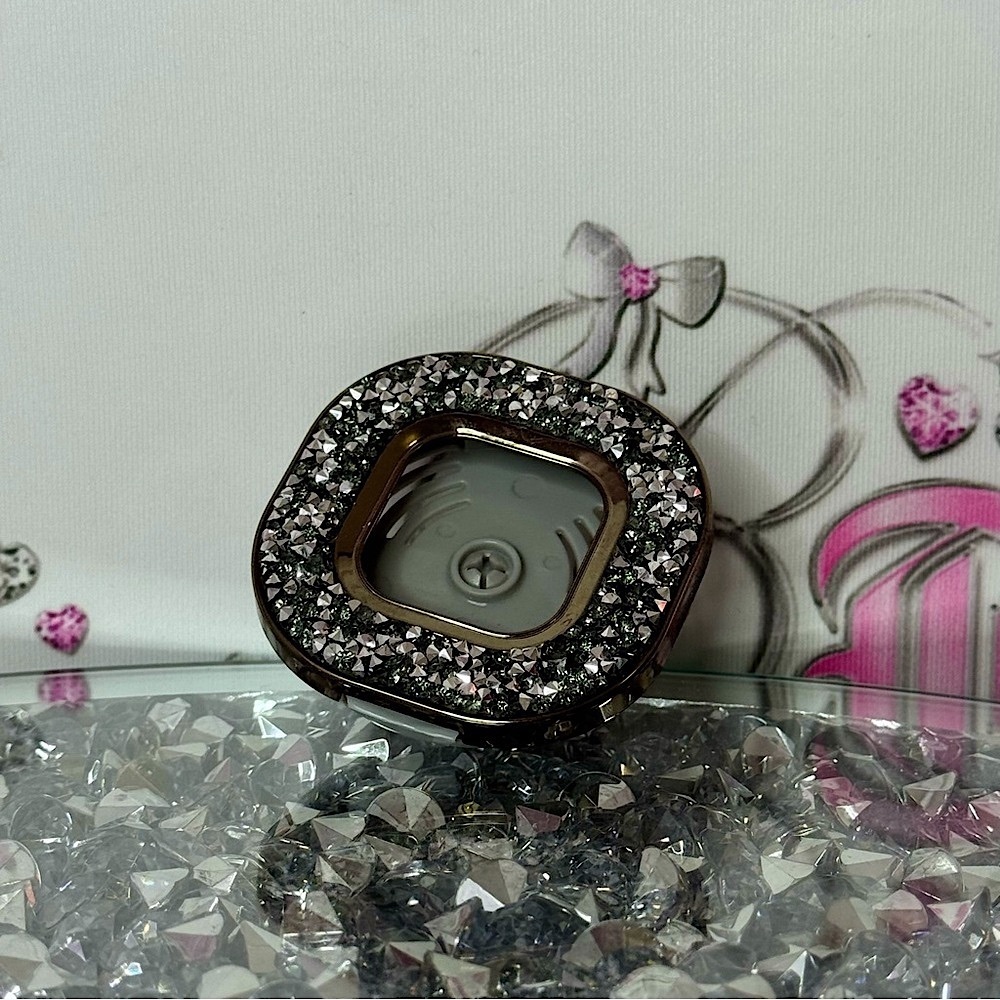 Bath and body works car vent clip scent holder rhinestone Sparkling Silver